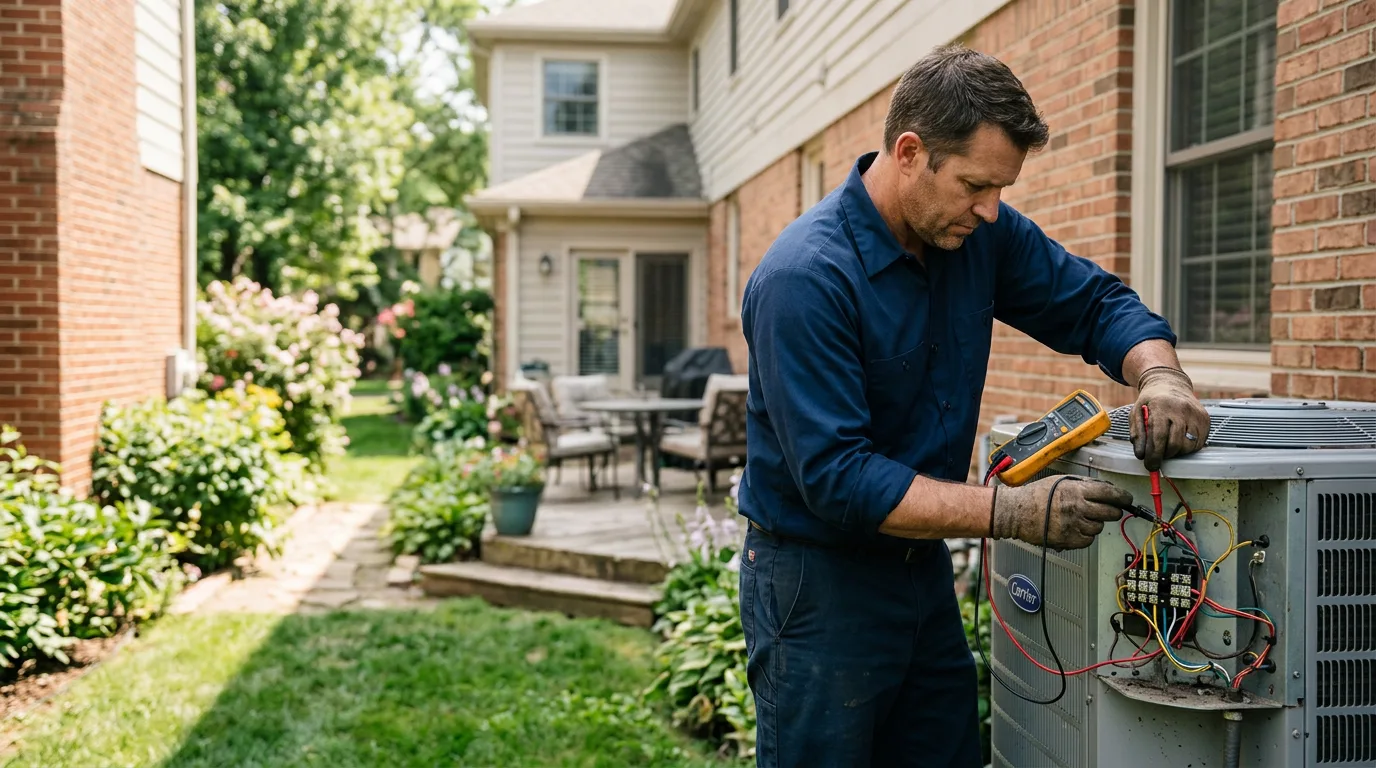 HVAC technician working near Steedman, MO
